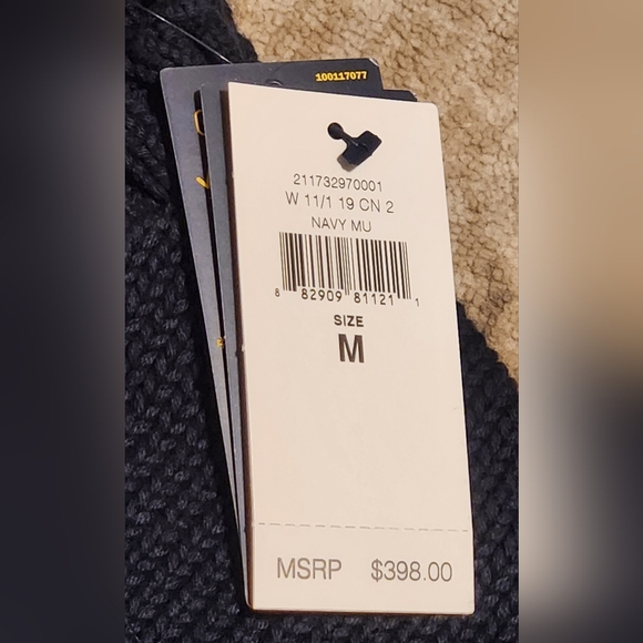 Polo Ralph Lauren 3D Bear Flag Crewneck Sweater. Size Med. Navy. RARE. NEW - Picture 4 of 8